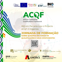 Jornada de Formação INQ-ACQF-II - Sobre Quadros Nacionais de Qualificações e suas componentes.